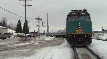 viajar tren canada