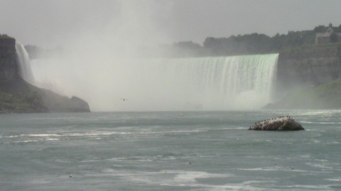 Horseshoe Fall desde el Maid of the Mist Cataratas del Niágara